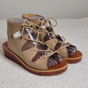 Lucky Brand Women's Size 6M Shoes LP-Hipsta Gladiator Sandals Lace Up Bohemian